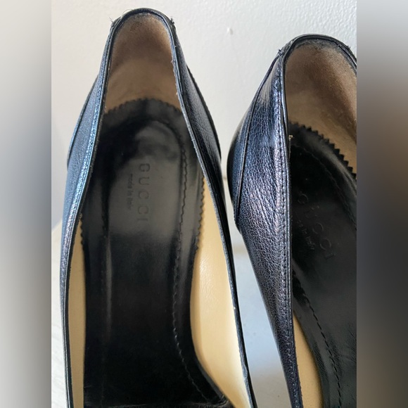 Gucci classic leather pumps. - Picture 5 of 13